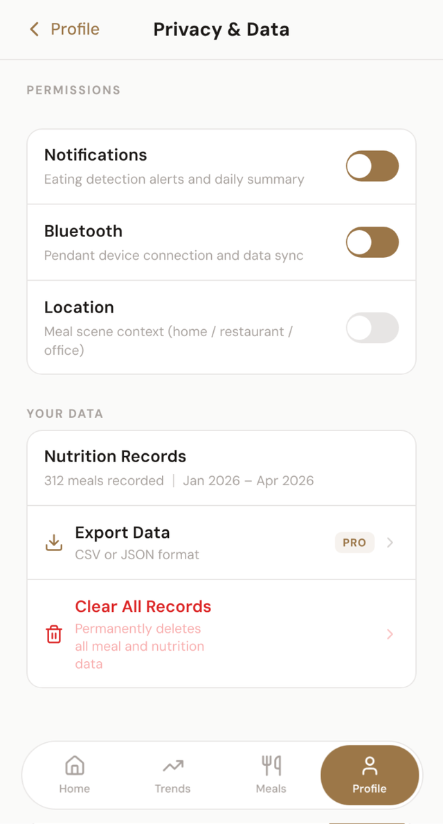 App UI