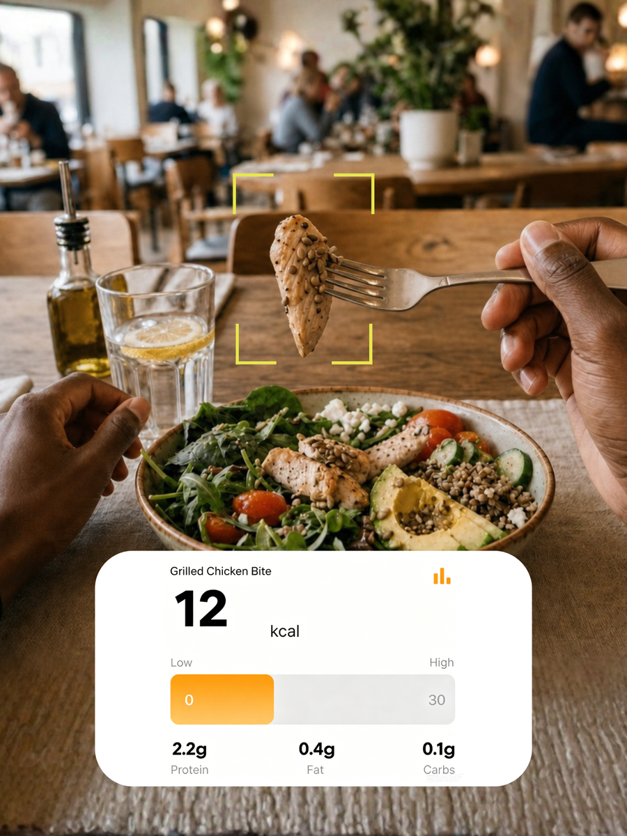 Estimate calories and key nutrients